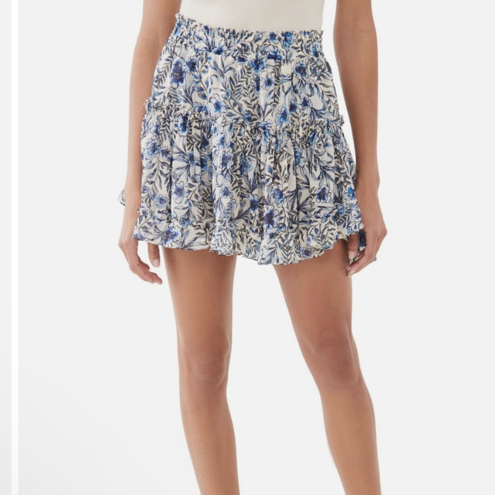 Miss Los Angeles Marion Ruffle Mini Skirt